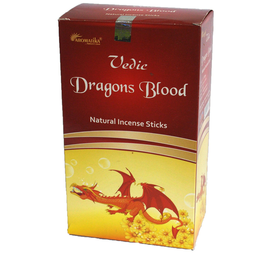 Vedic Incense Sticks Dragons Blood Enchanting Fragrance Box of 12