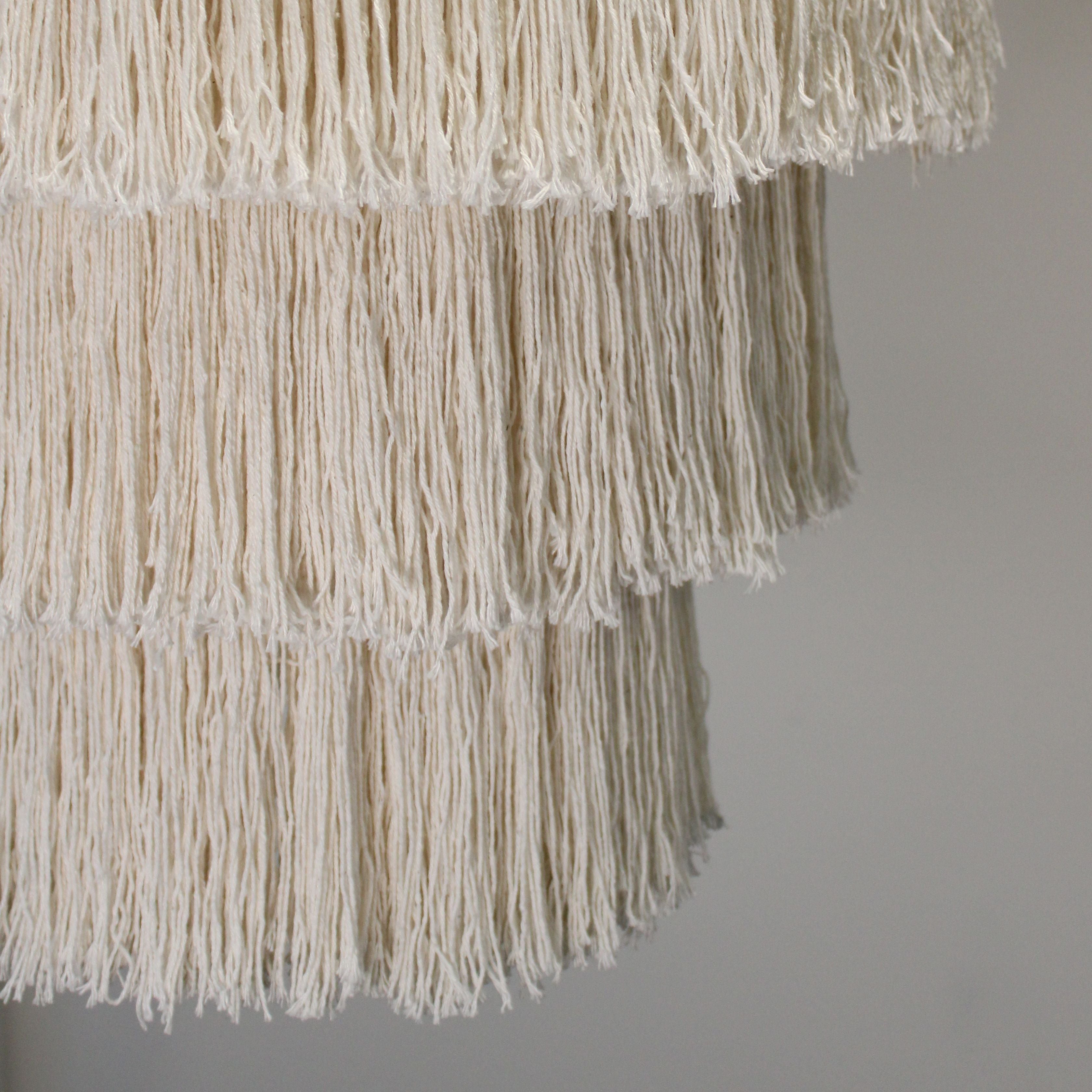 Macrame Soft Chandelier Natural Bohemian Style Home Decor Piece
