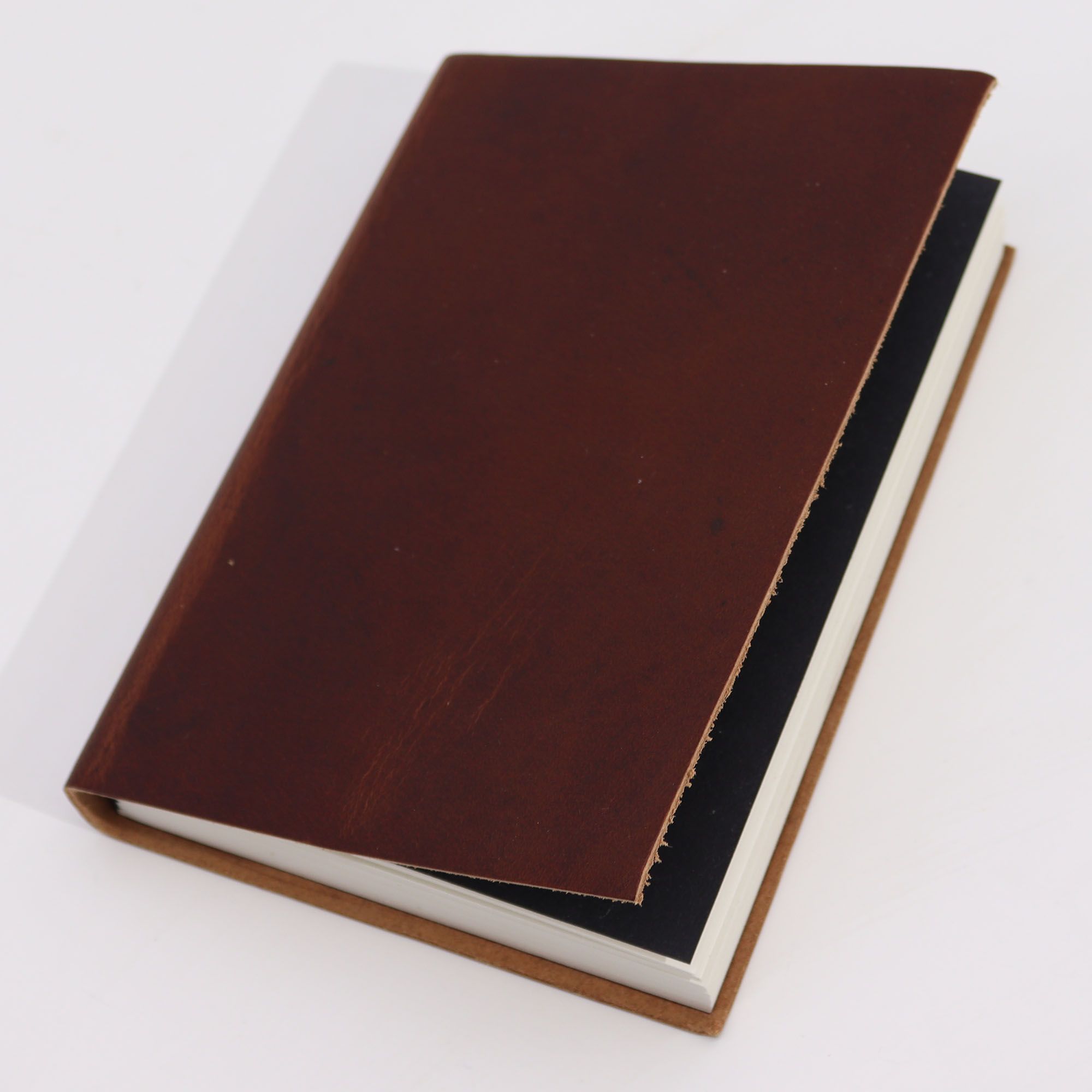 Med Dark Tan Daily Note Book with 100 Lined Pages for Writing