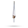 Macrame Pot Holder Classic in Pastel Tones for Medium Pots