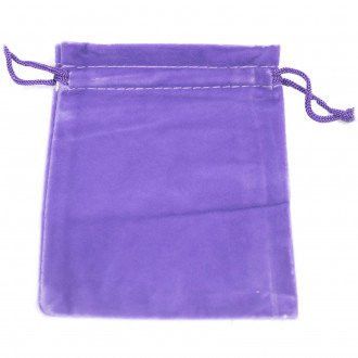 Quality Velvet Pouch in Purple for Storing Small Items Safely