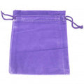 Quality Velvet Pouch in Purple for Storing Small Items Safely