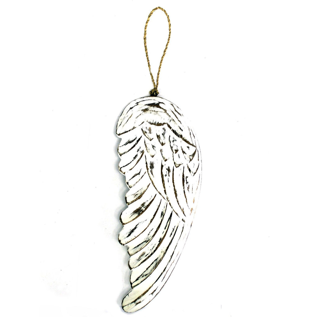 Hand Crafted Vintage Style Angel Wing Decoration 30cm for Home