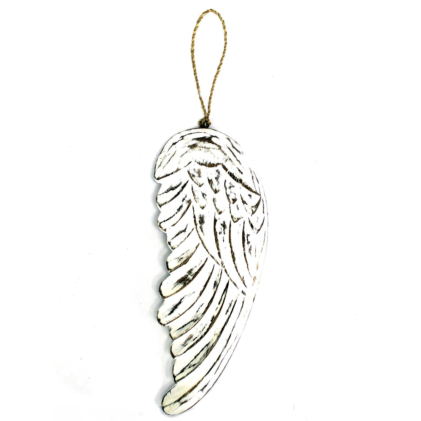 Hand Crafted Vintage Style Angel Wing Decoration 30cm for Home