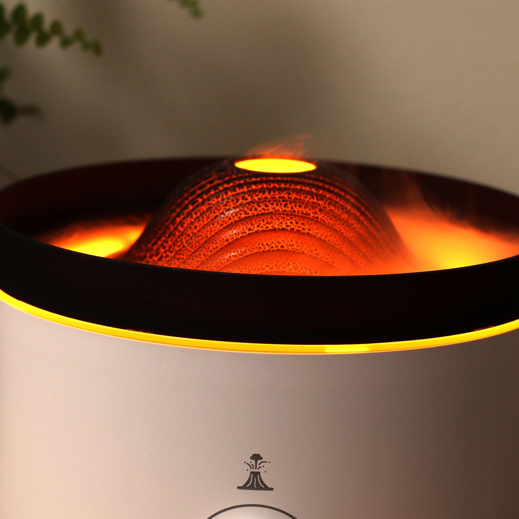 Large Volcano Effect Aroma Diffuser with Colour Changing Light