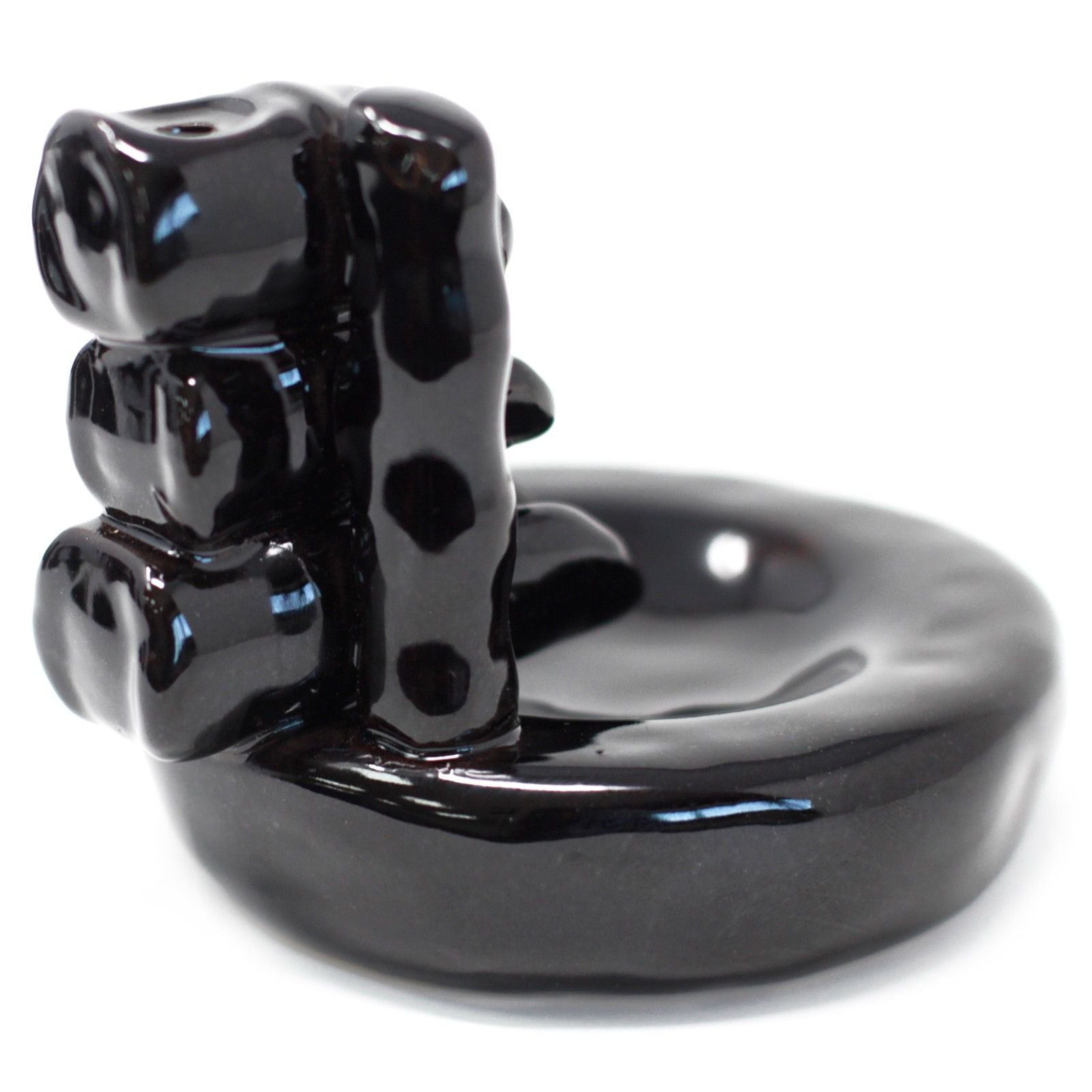 Back Flow Incense Burner with Bamboo Design for Stunning Effects