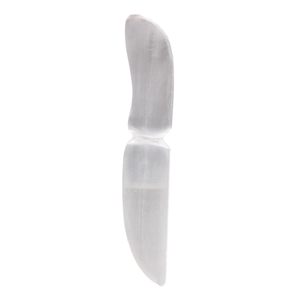 Selenite Ritual Knife Classic for Ceremonial Use and Display