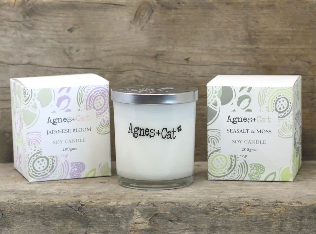 Agnes + Cat White Fig Votive Candle for a Relaxing Ambiance Experience