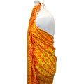Lime Orange Mandala Sarongs for Stylish Beachwear and Fashion