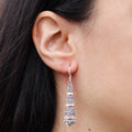 Silver & Gold Earring Tribal Drops for Unique Style Statement