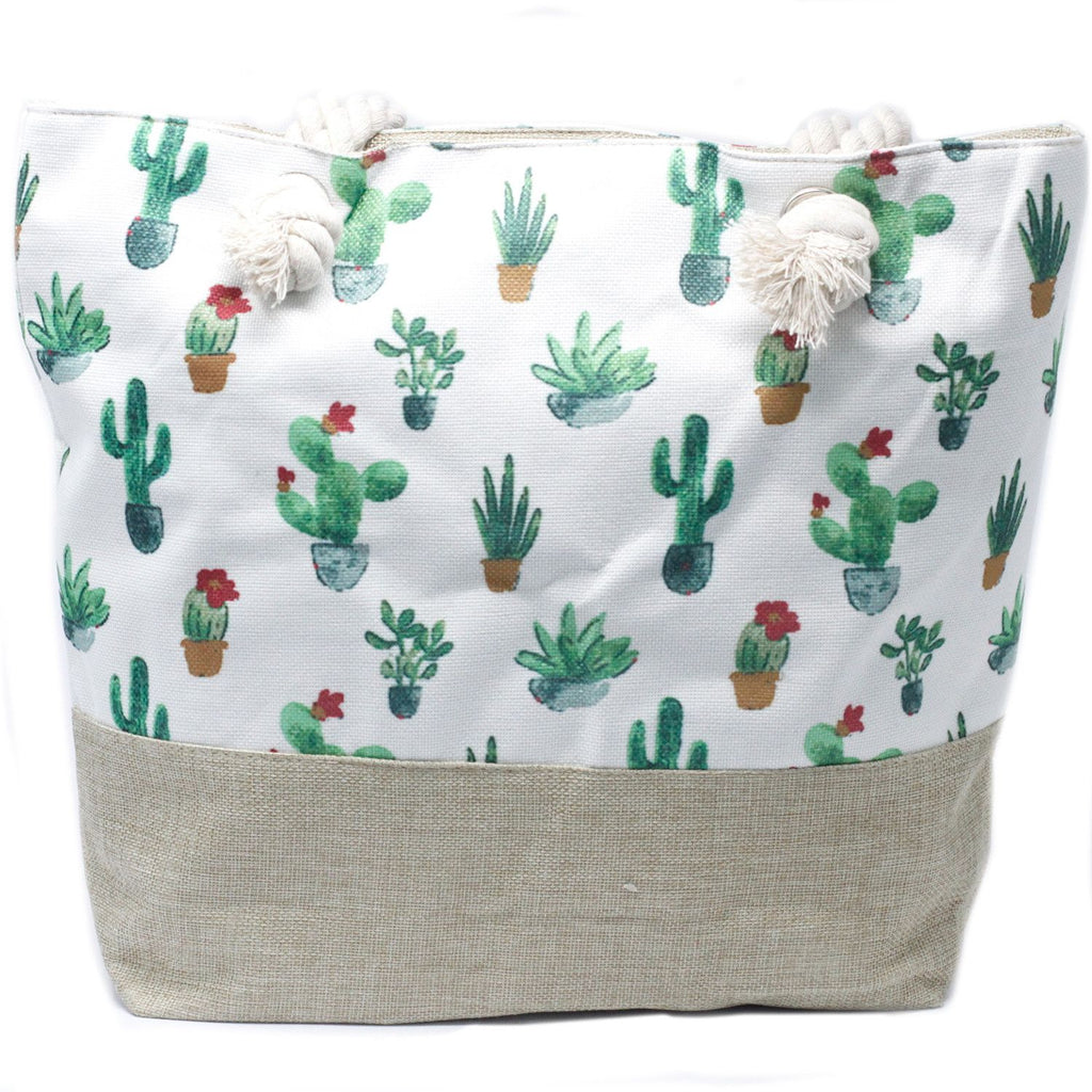 Mini Cactus Design Rope Handle Bag for Trendy Beach Outings Now