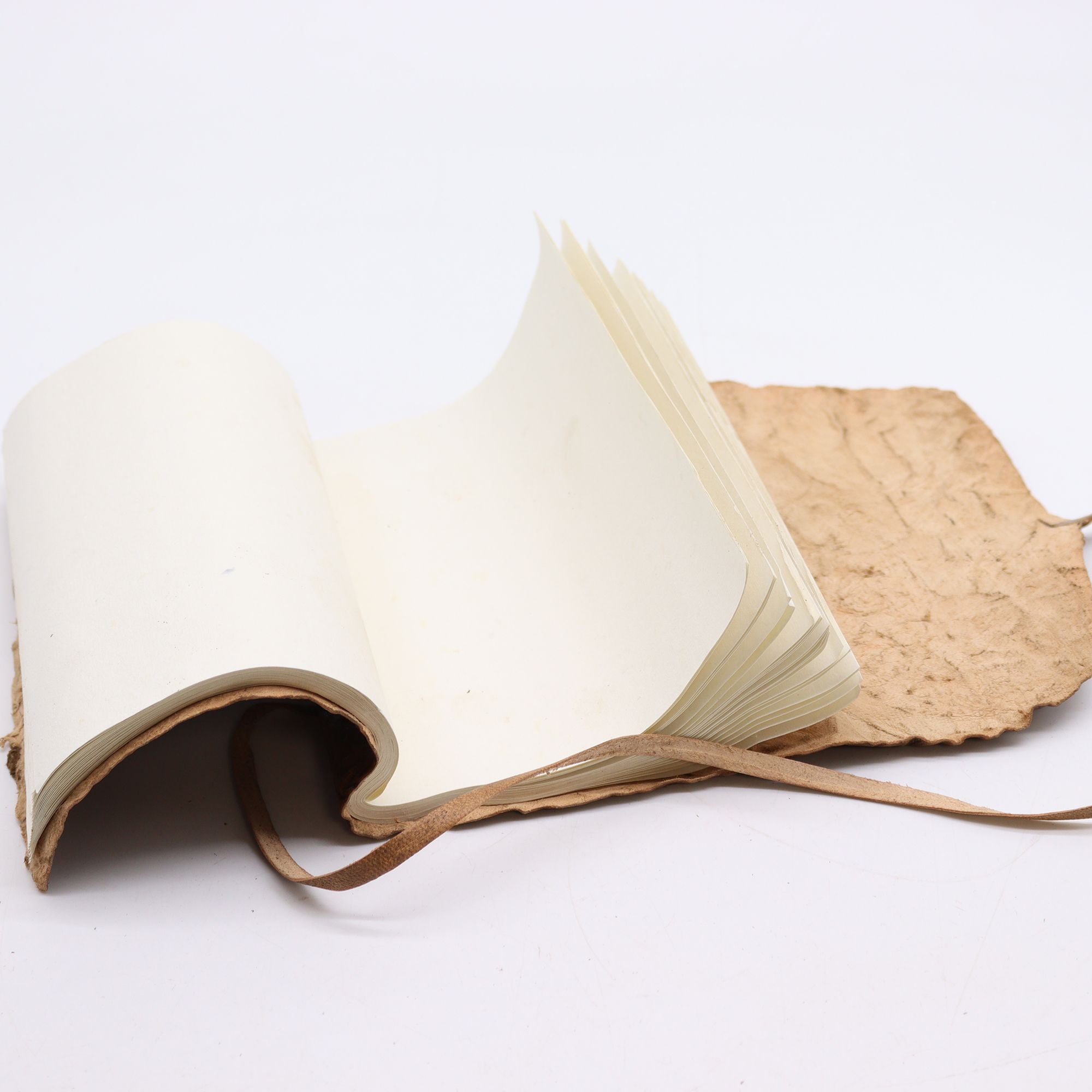 Rolled Leather Travel Notebook with 96 Pages for Creative Minds