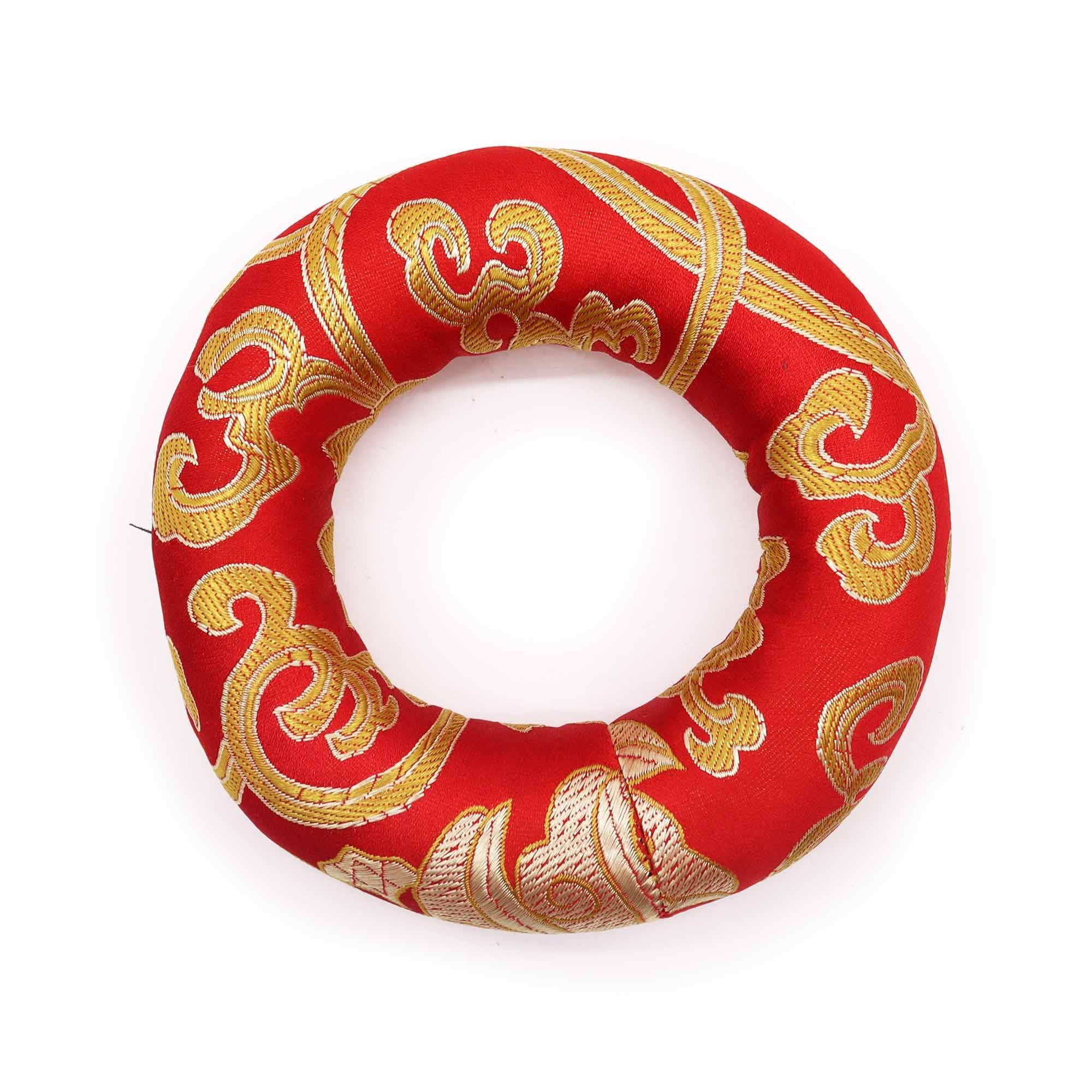 Hoop Cushion 10cm for 12 to 14cm Singing Bowl in Vibrant Red