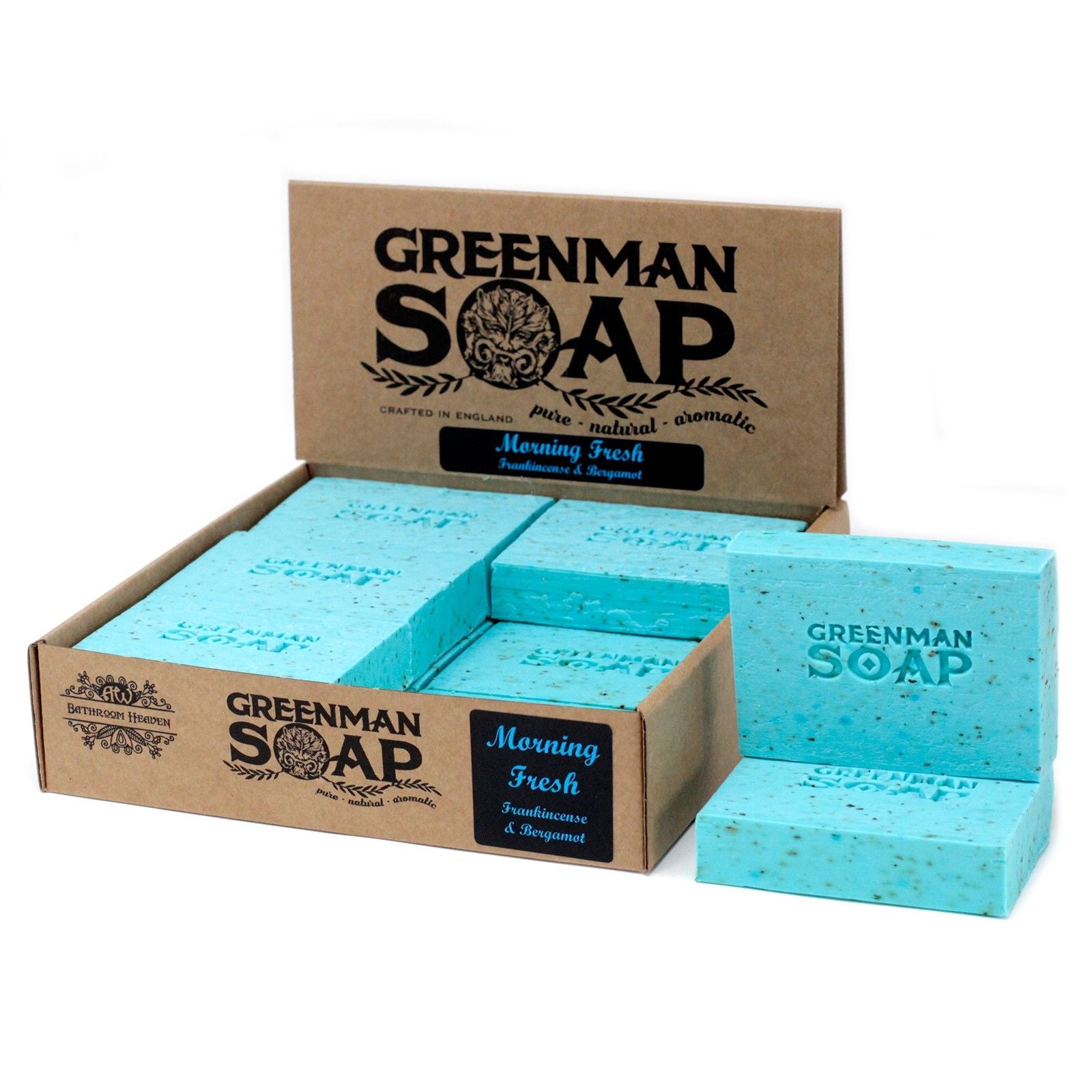 Greenman Soap Slice 100g with Frankincense and Bergamot Scent