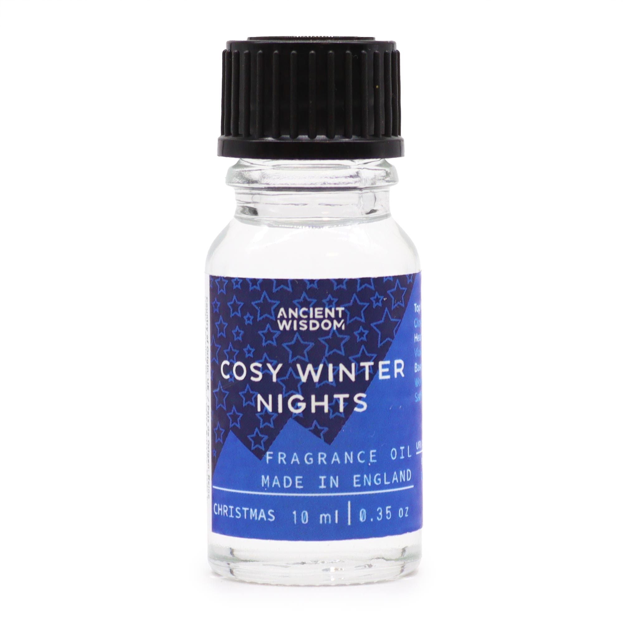Cosy Winter Nights Fragrance Oil 10ml for a Relaxing Ambience
