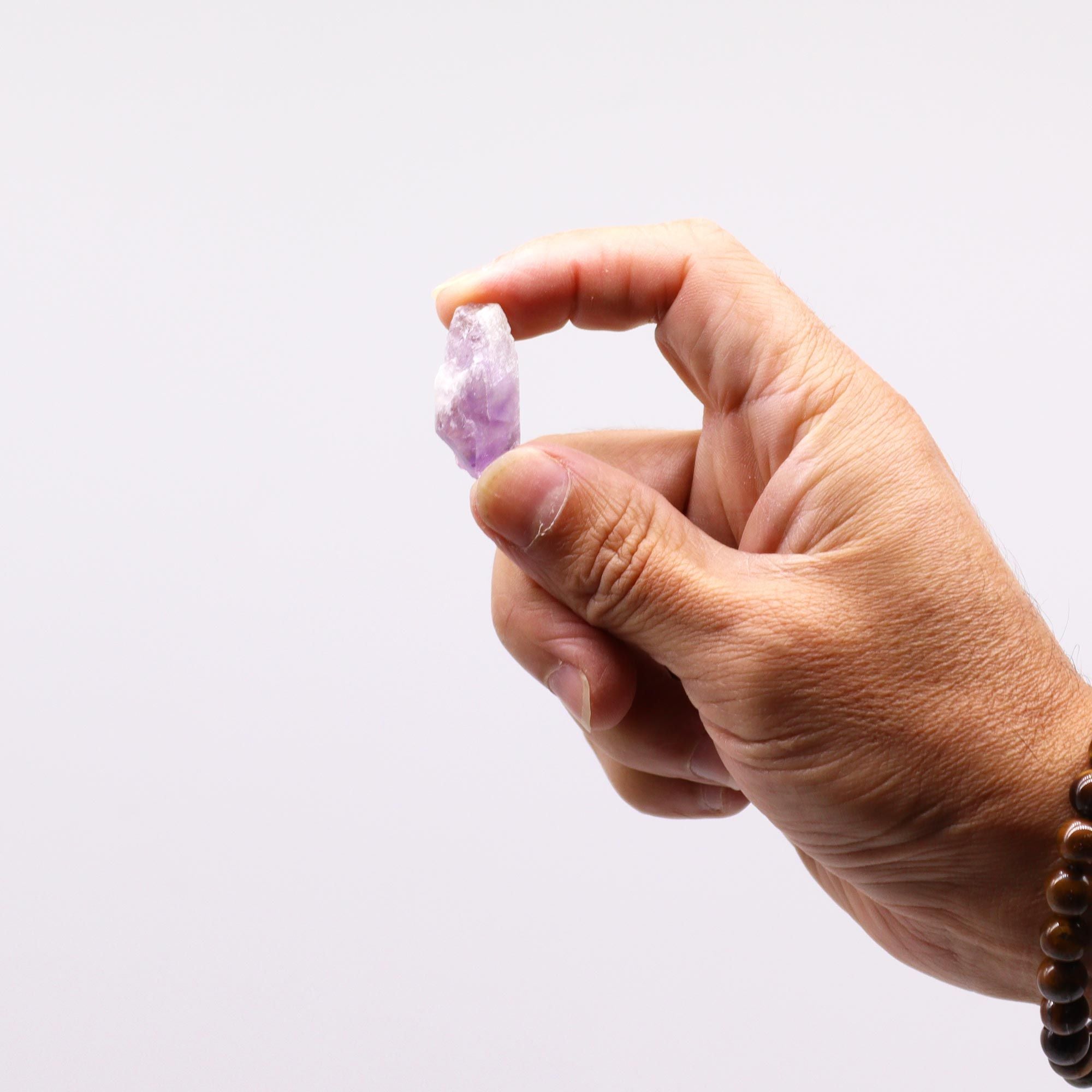 Raw Crystals 500gm Amethyst Rough Points for Home Decor and Gifts