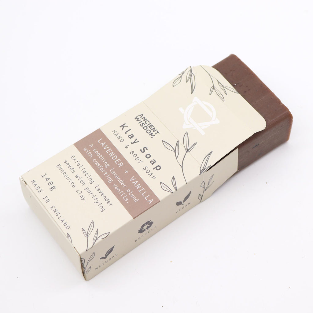 Klay Soap Lavender & Vanilla for Deep Cleansing and Purifying