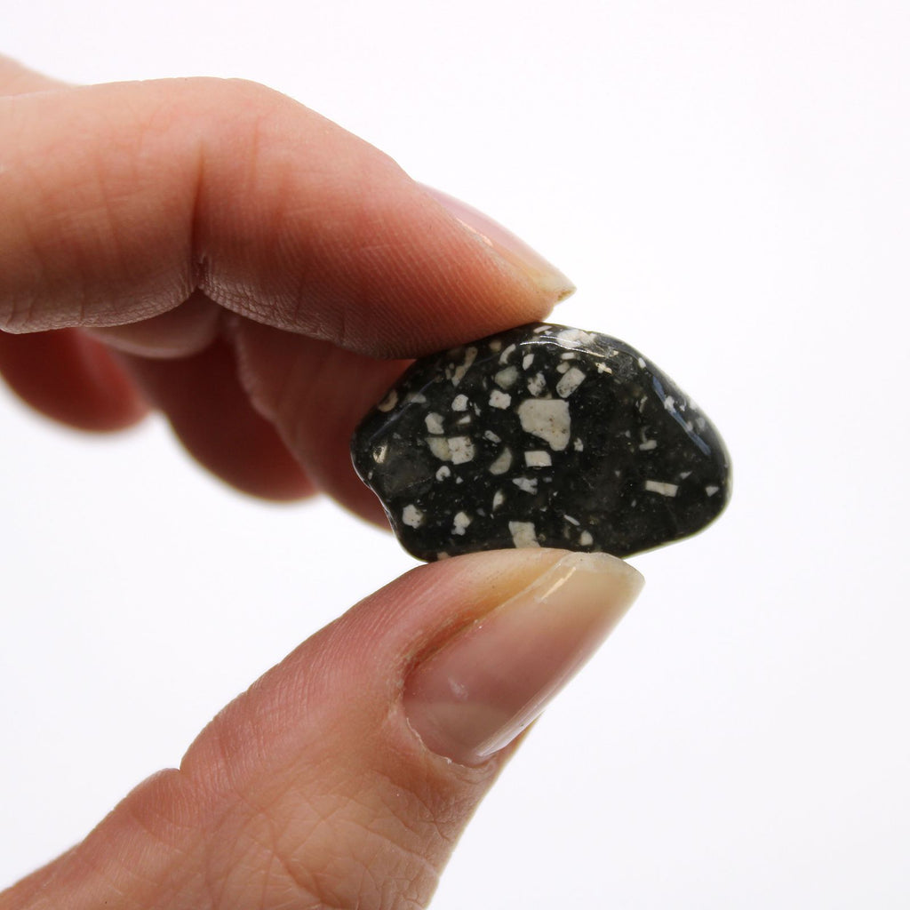 Small African Tumble Stones Guinea Fowl Jasper for Unique Decor