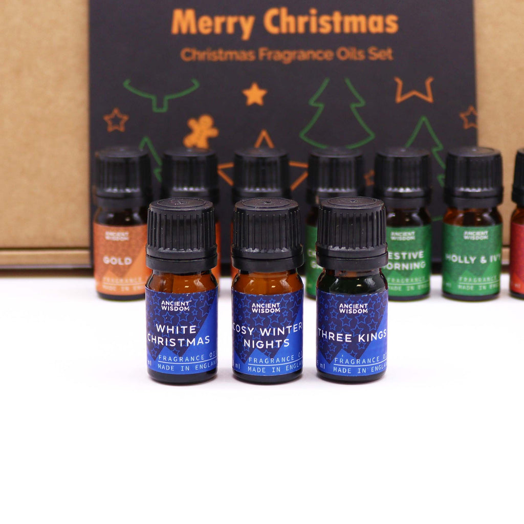 Holy Scents of Christmas Fragrance Set with 12 Festive Oils