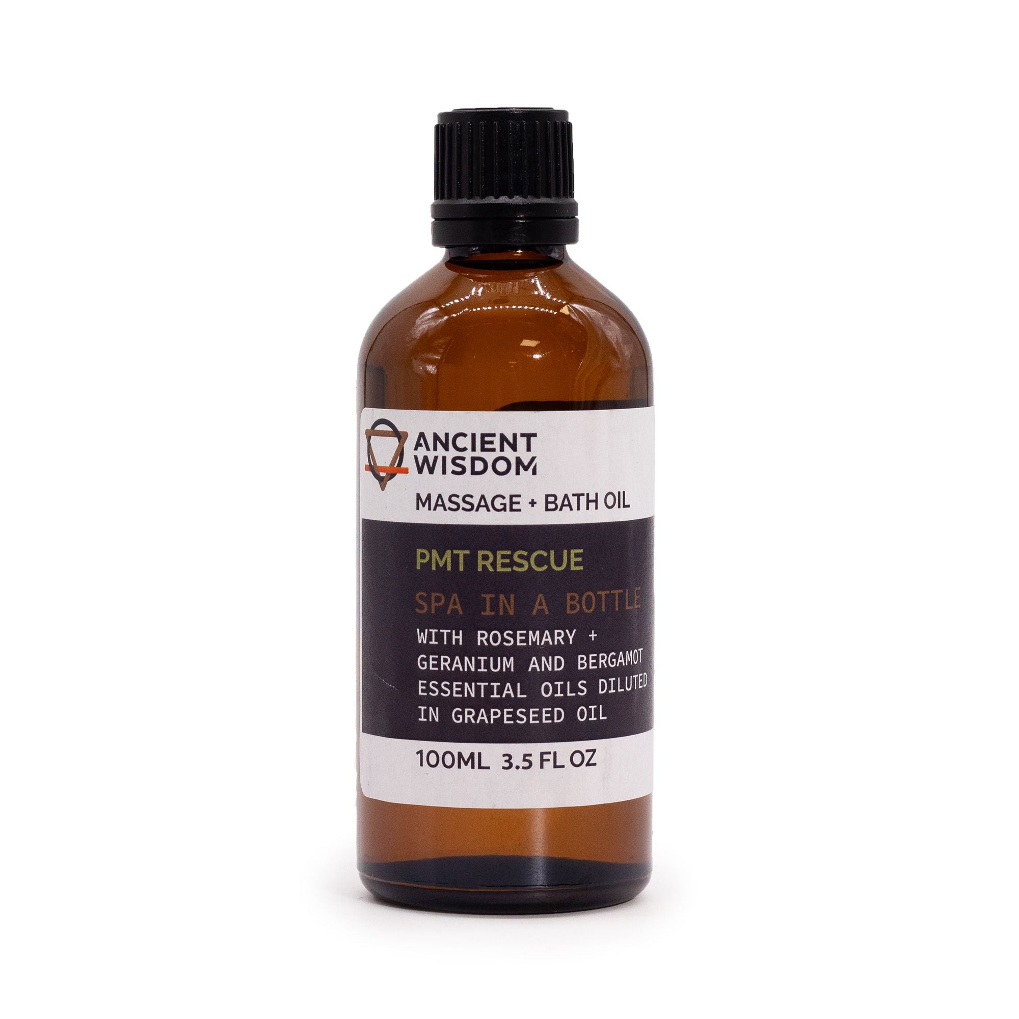 PMT Rescue Oil 100ml Massage Oil with Rosemary and Geranium