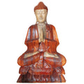 Hand Carved Buddha Statue 80cm Welcome for Home Decor