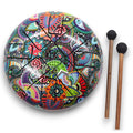 Hapi Drum Multi Coloured OM 18cm Steel Tongue Drum for Relaxation
