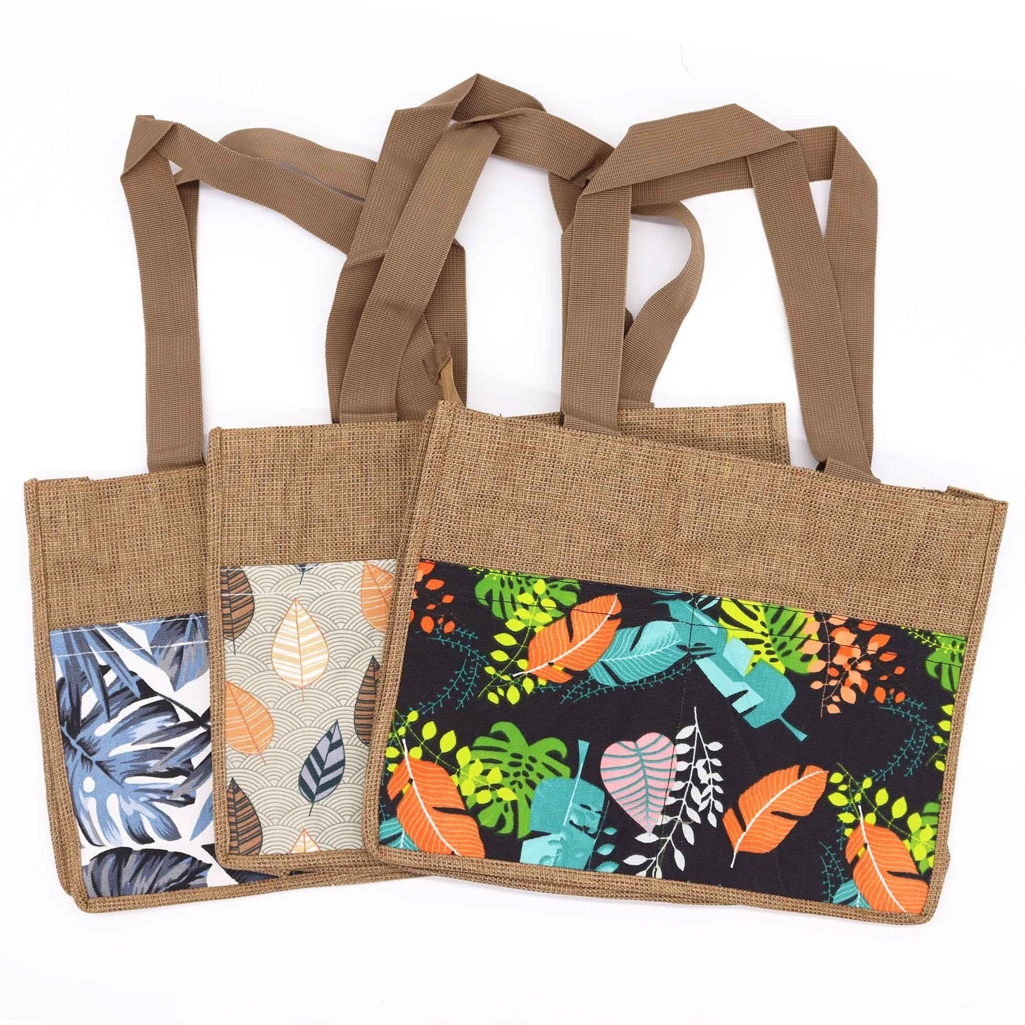 Tropical Market Shopping Bag in Assorted Designs for Daily Use