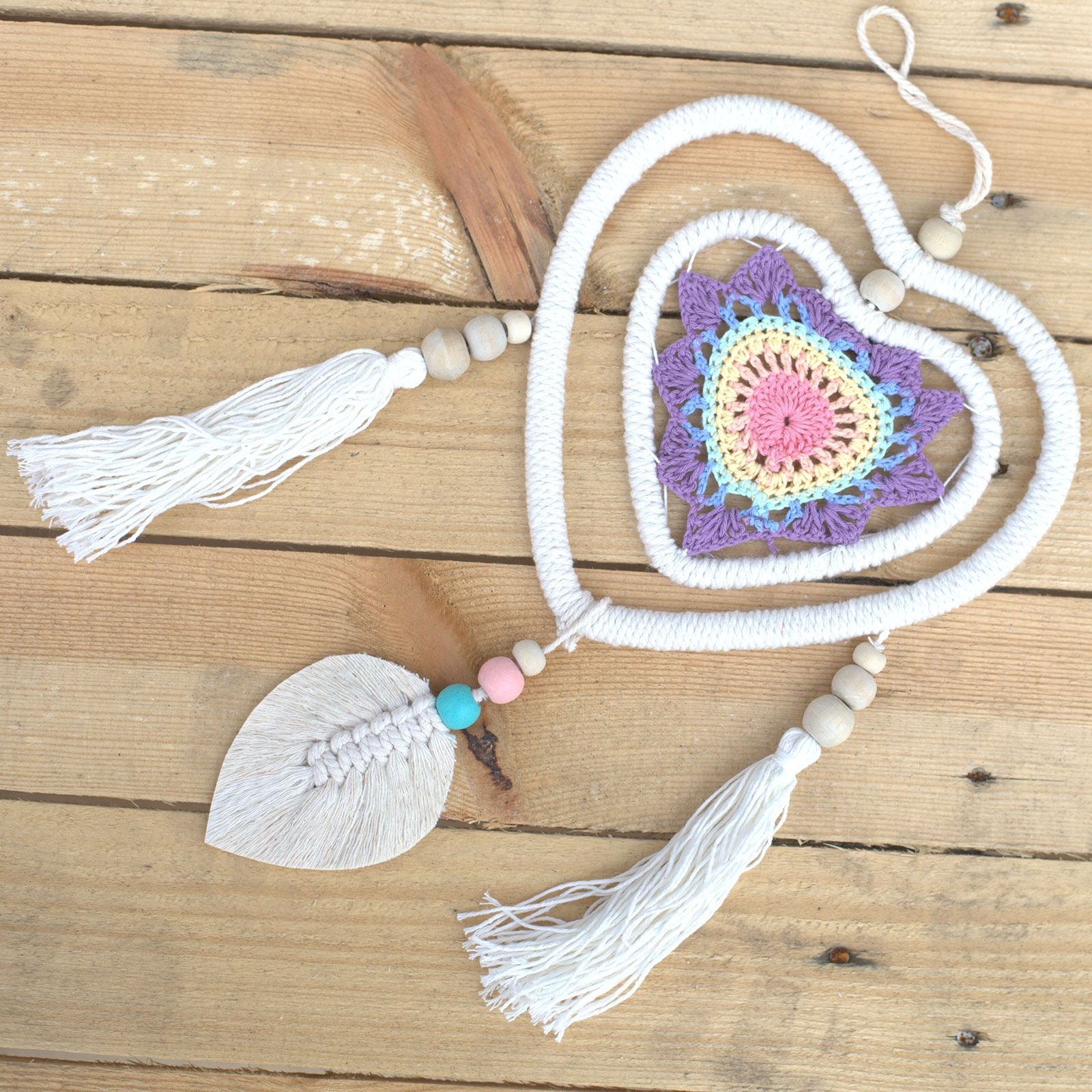 Medium Multi Heart in Heart Dream Catcher for Home Decor Design