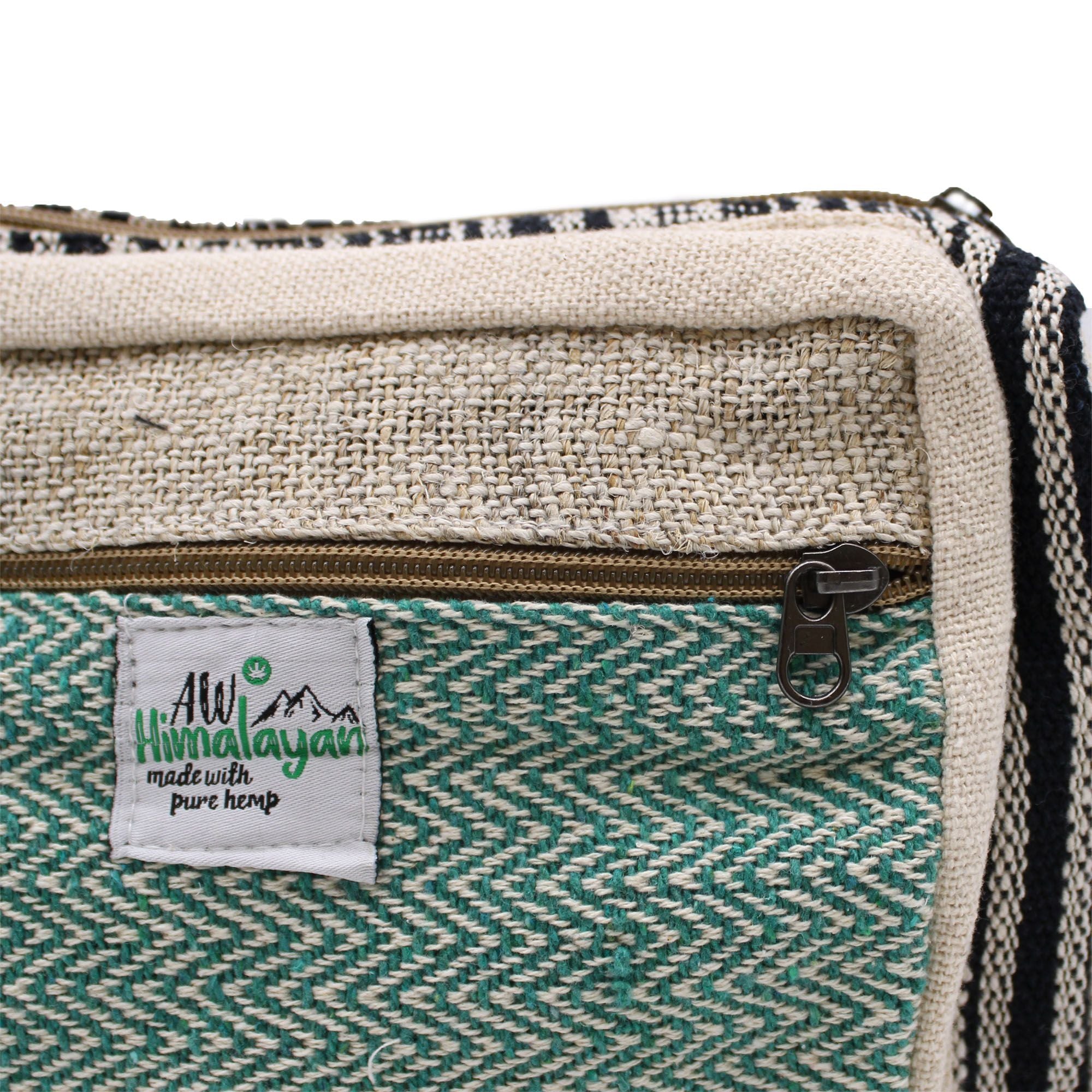 Messenger Bag in Assorted Colours Made from Hemp and Cotton