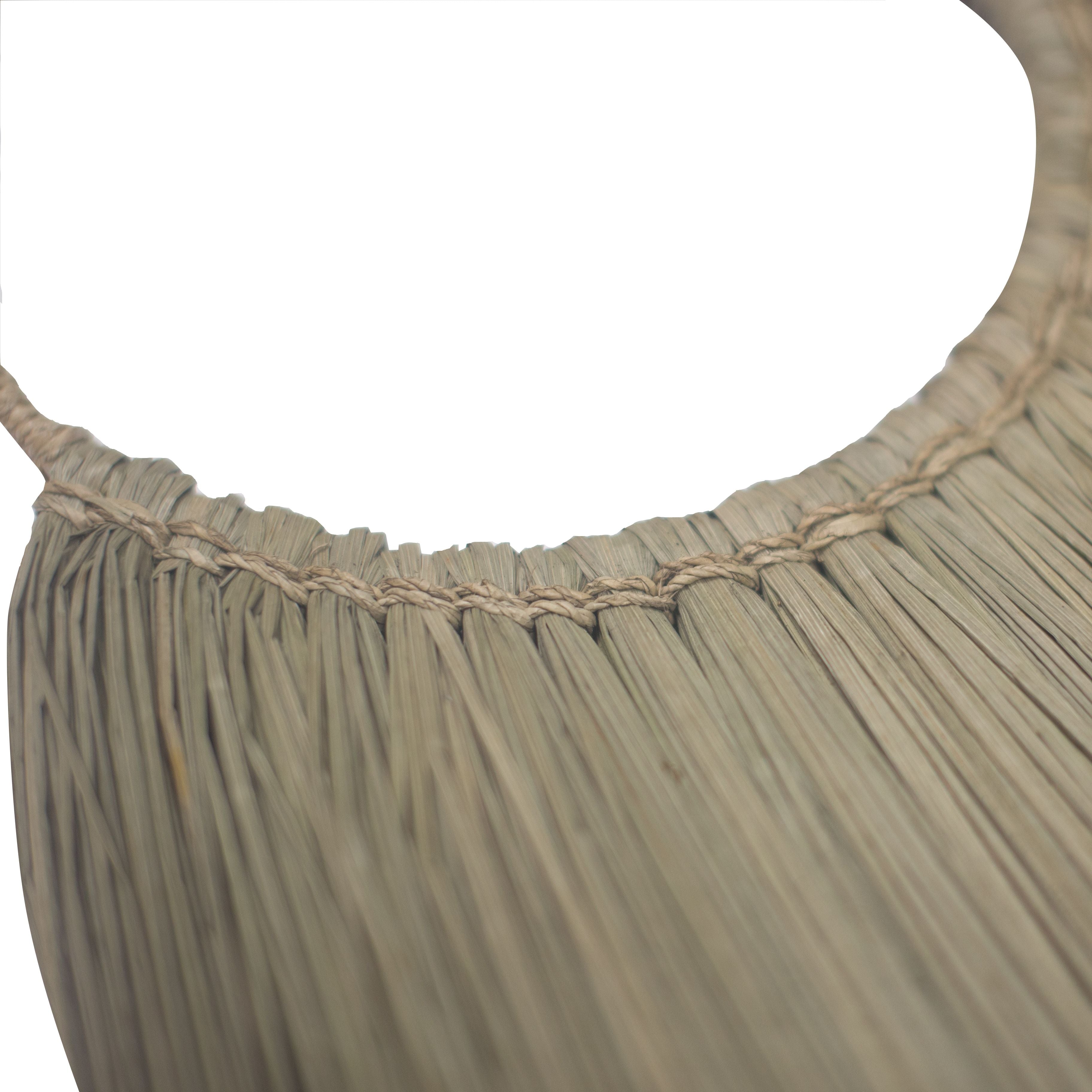 Large Seagrass Fan Wall Decor Natural Bohemian Style Art Piece