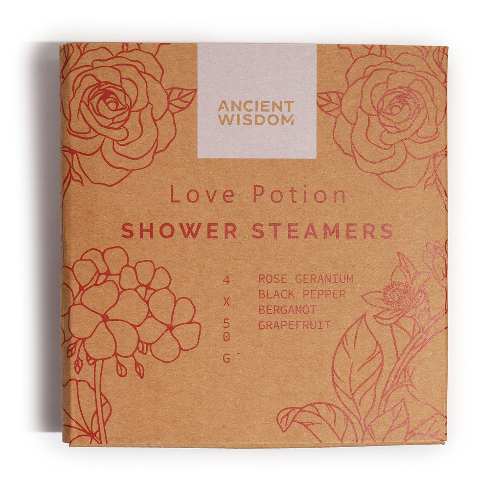 Zen Shower Steamers Love Potion Wellness Gift Set for Relaxation