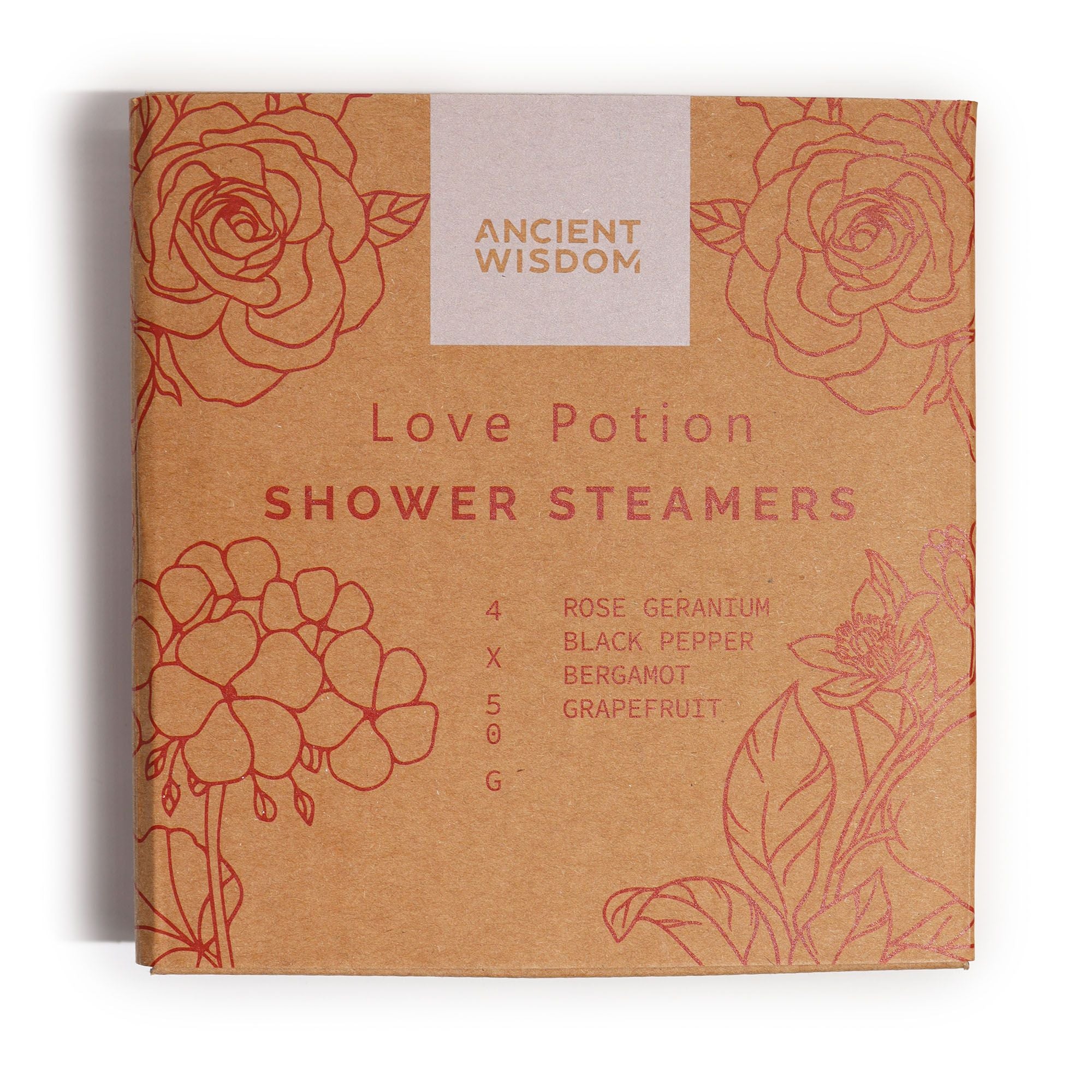 Zen Shower Steamers Love Potion Wellness Gift Set for Relaxation