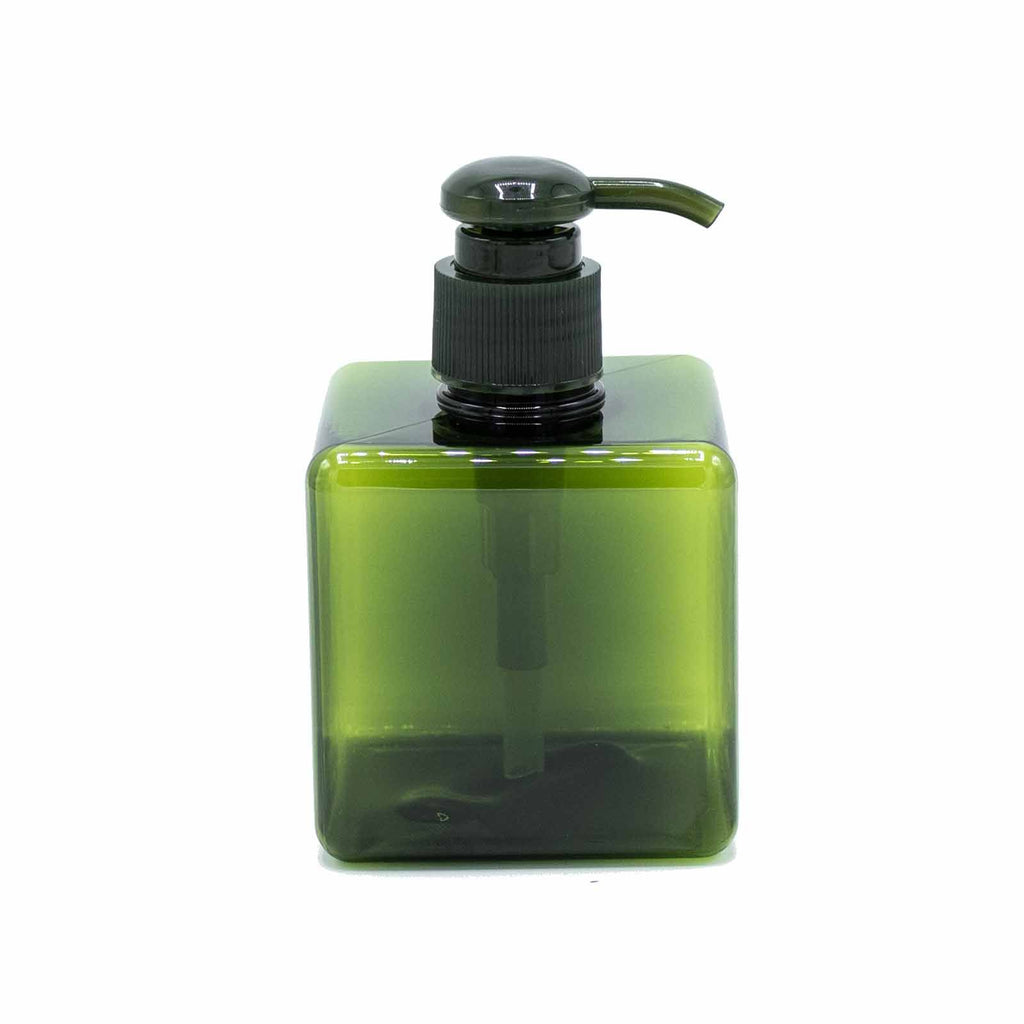 Eco Friendly 250ml Squat Reusable Dispenser Bottle in Green