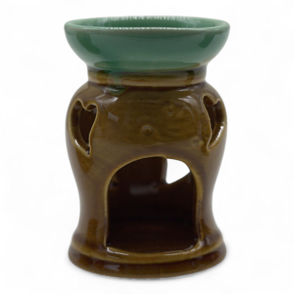 Classic Rustic Oil Burner with Heart Cut Out for Home Fragrance