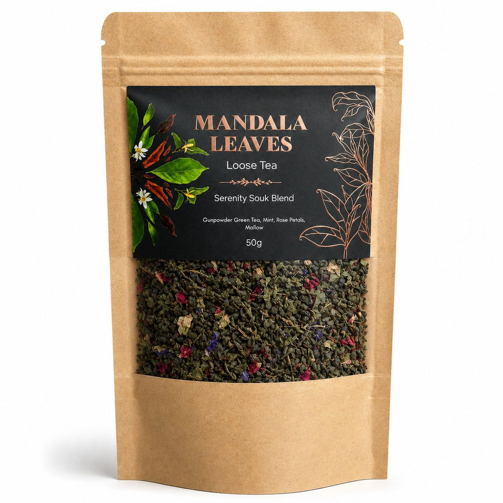 50g Serenity Souk Blend Refreshing Green Tea with Mint Flavour