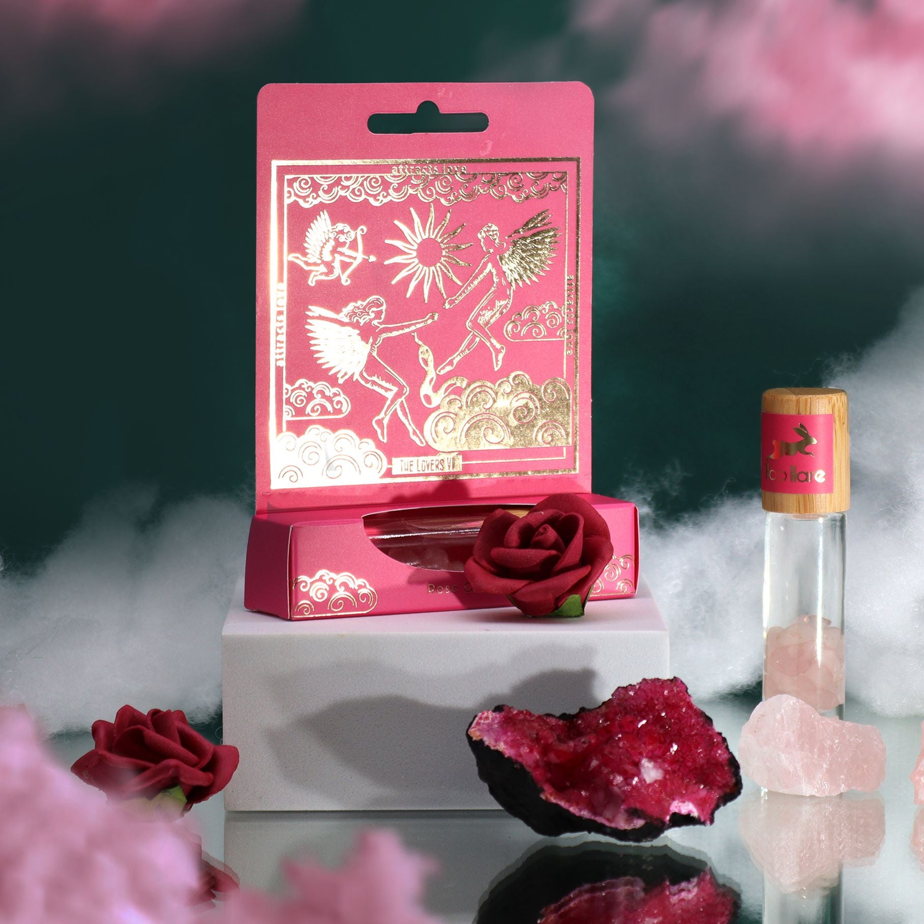 HH Tarot Roll On The Lovers Essential Oil Gemstone Blend
