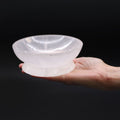 Selenite Ritual Bowl Elegant 13cm for Ceremonies and Decor