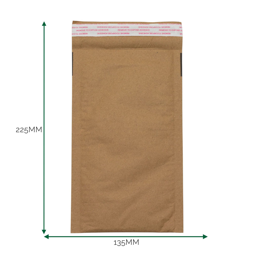 Kraft Padded Honeycomb Envelope for Secure Mailing 135x225mm