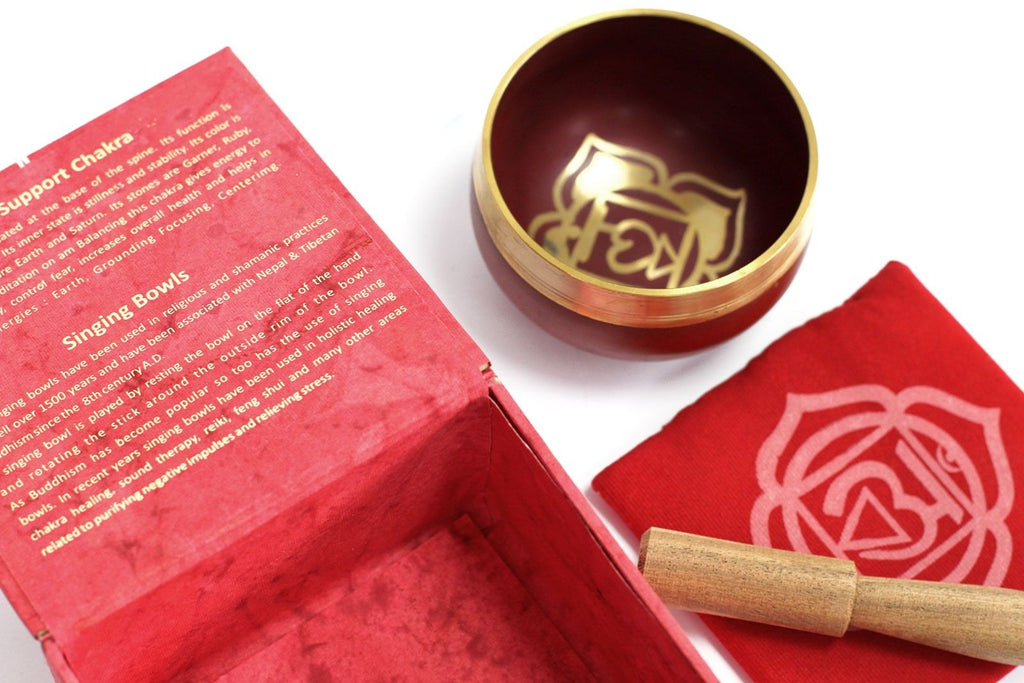 Chakra Singing Bowl Root for Grounding and Inner Calm Experience