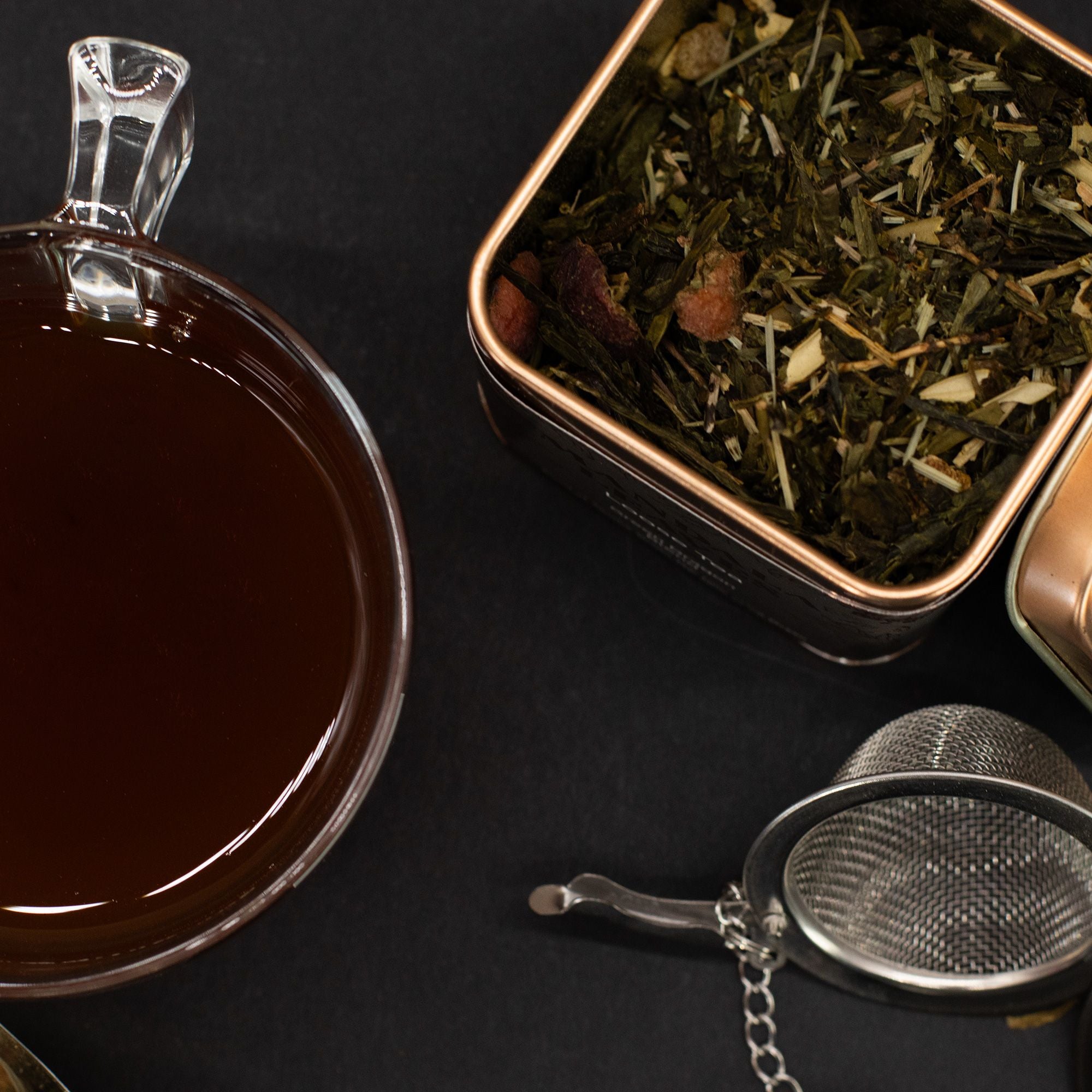 50g Green Dragon Tea Blend Energising Fruity Green Tea in Tin
