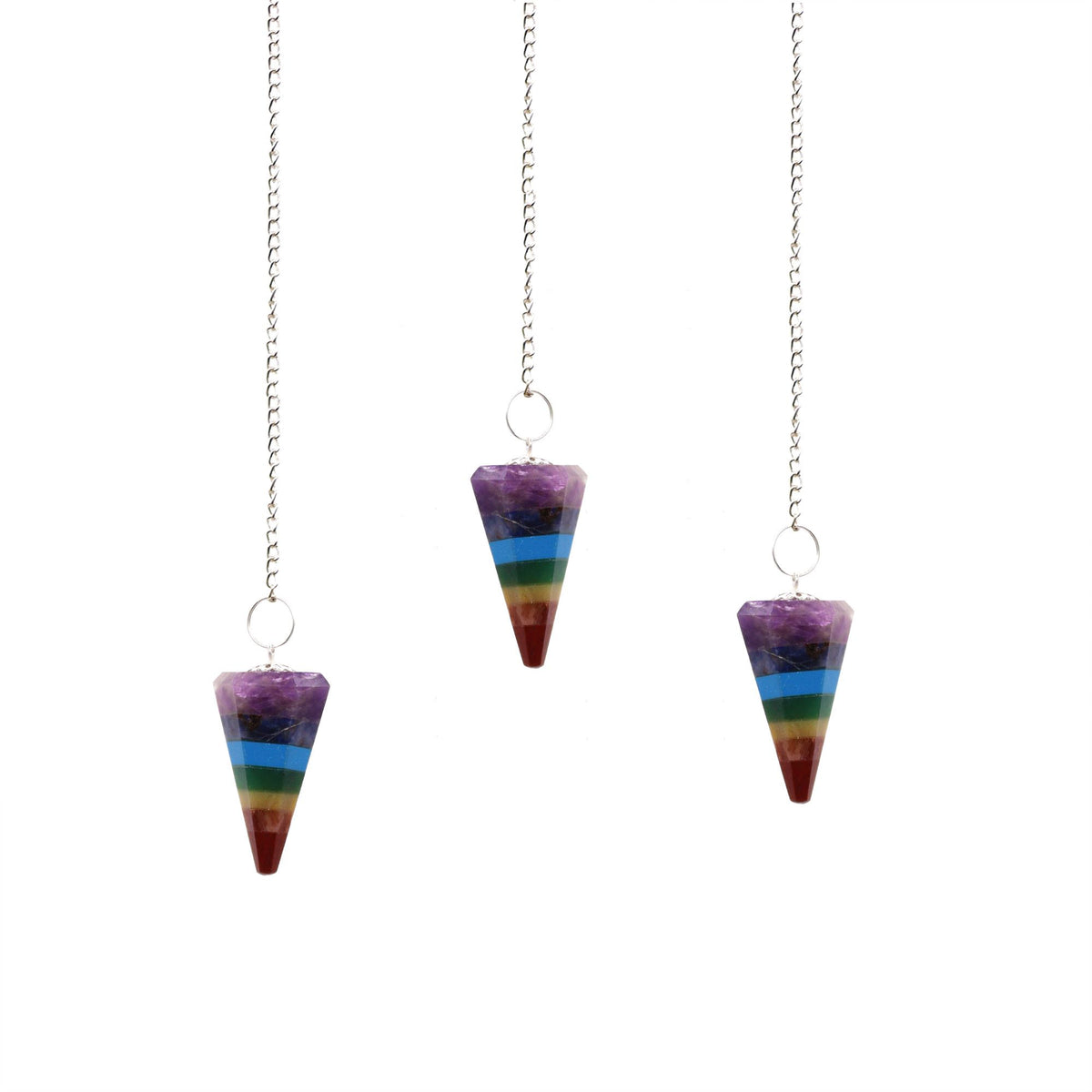 Pendulum - 7 Slice Chakra Style
