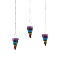 Pendulum - 7 Slice Chakra Style