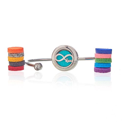 Aromatherapy Jewellery Crystal Bracelet Infinite Love Design