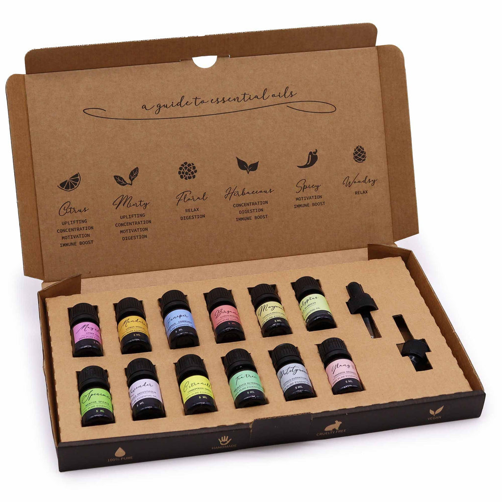 Aromatherapy Essential Oil Set Spring for Relaxation and Home Use