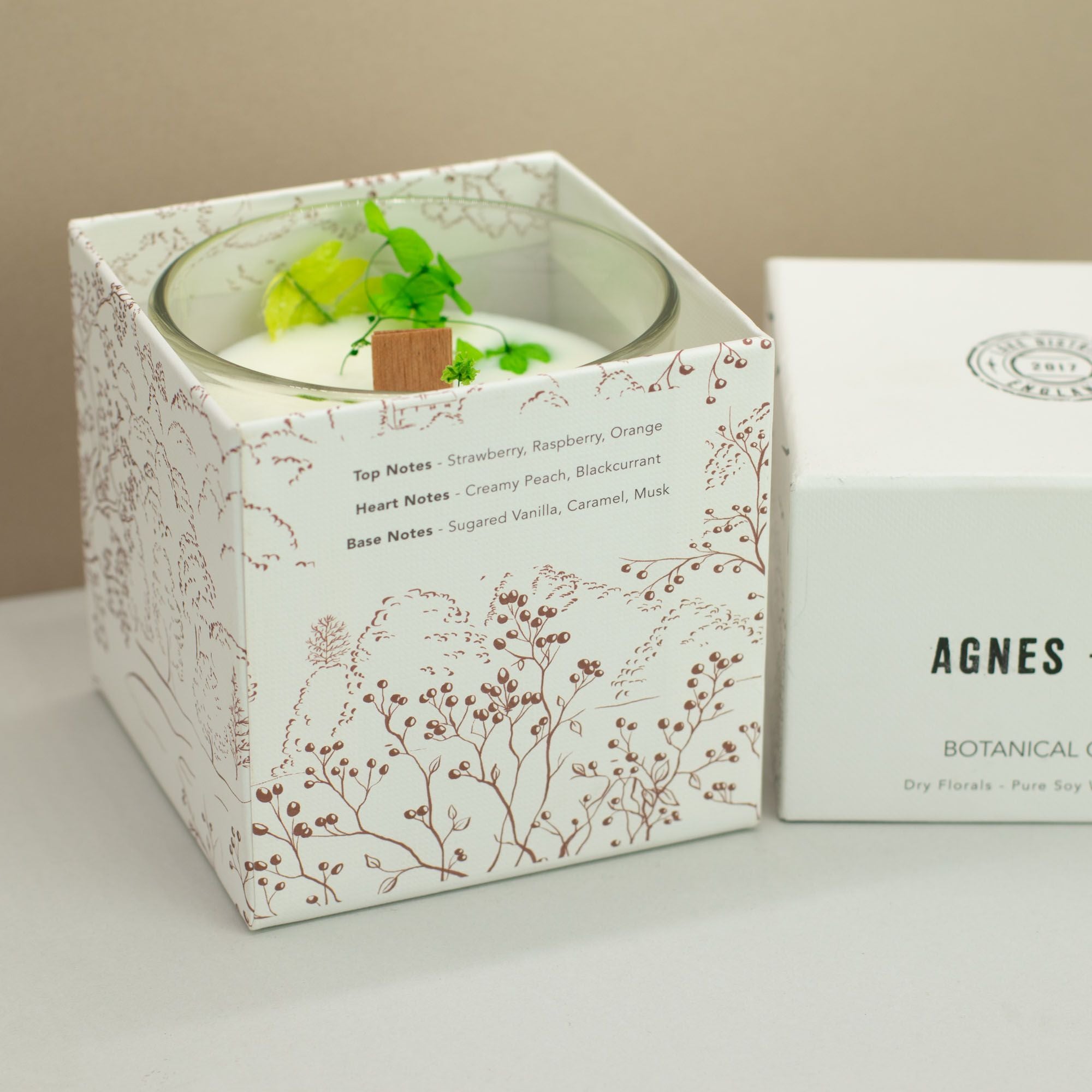 Agnes + Cat Botanical Soy Wax Candle - Fell Berry
