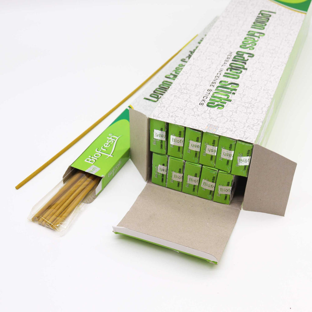 Biofresh Garden Incense Sticks 50cm with Refreshing Lemongrass