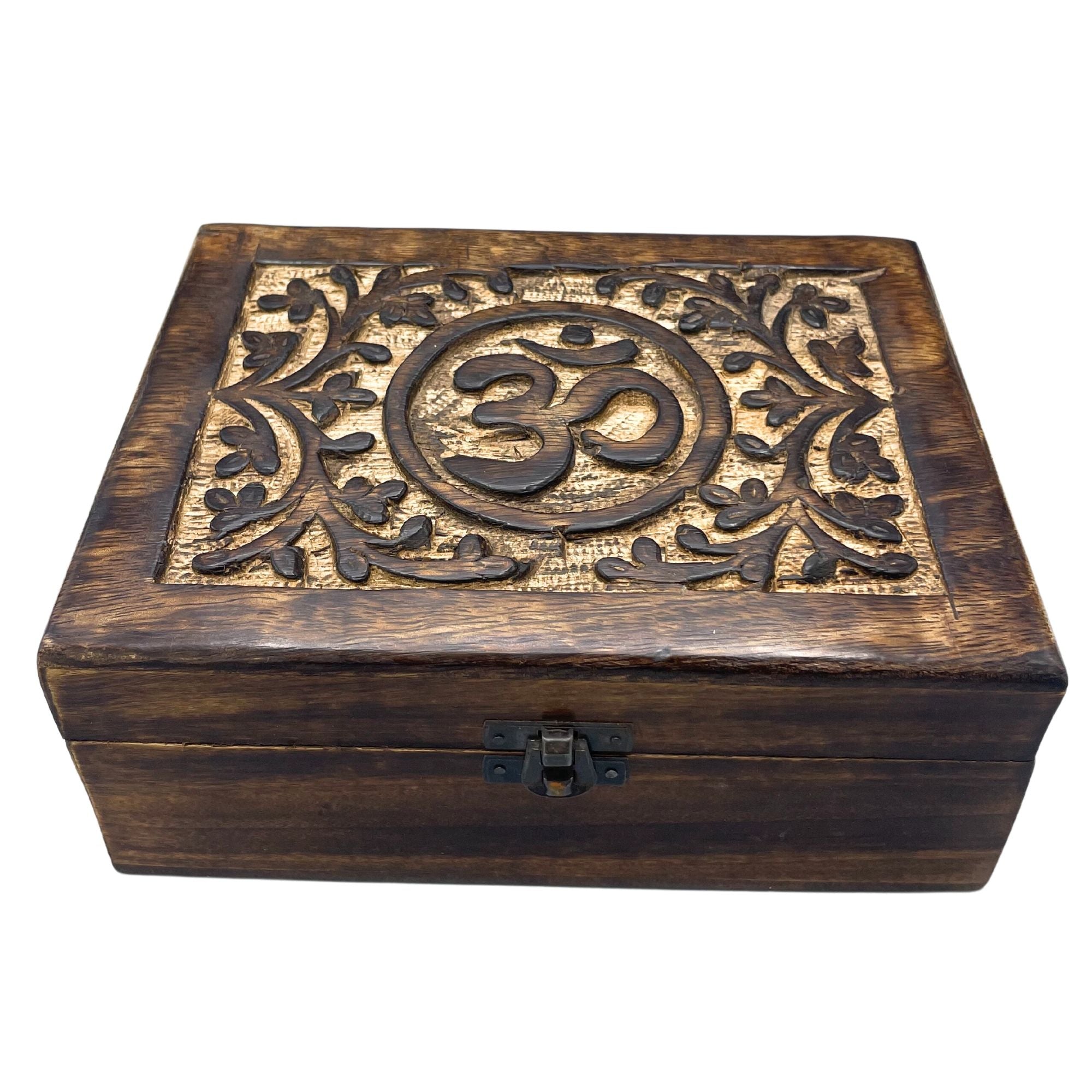 Large Wooden Keepsake Box 20x15x7.5cm for Cherished Memories