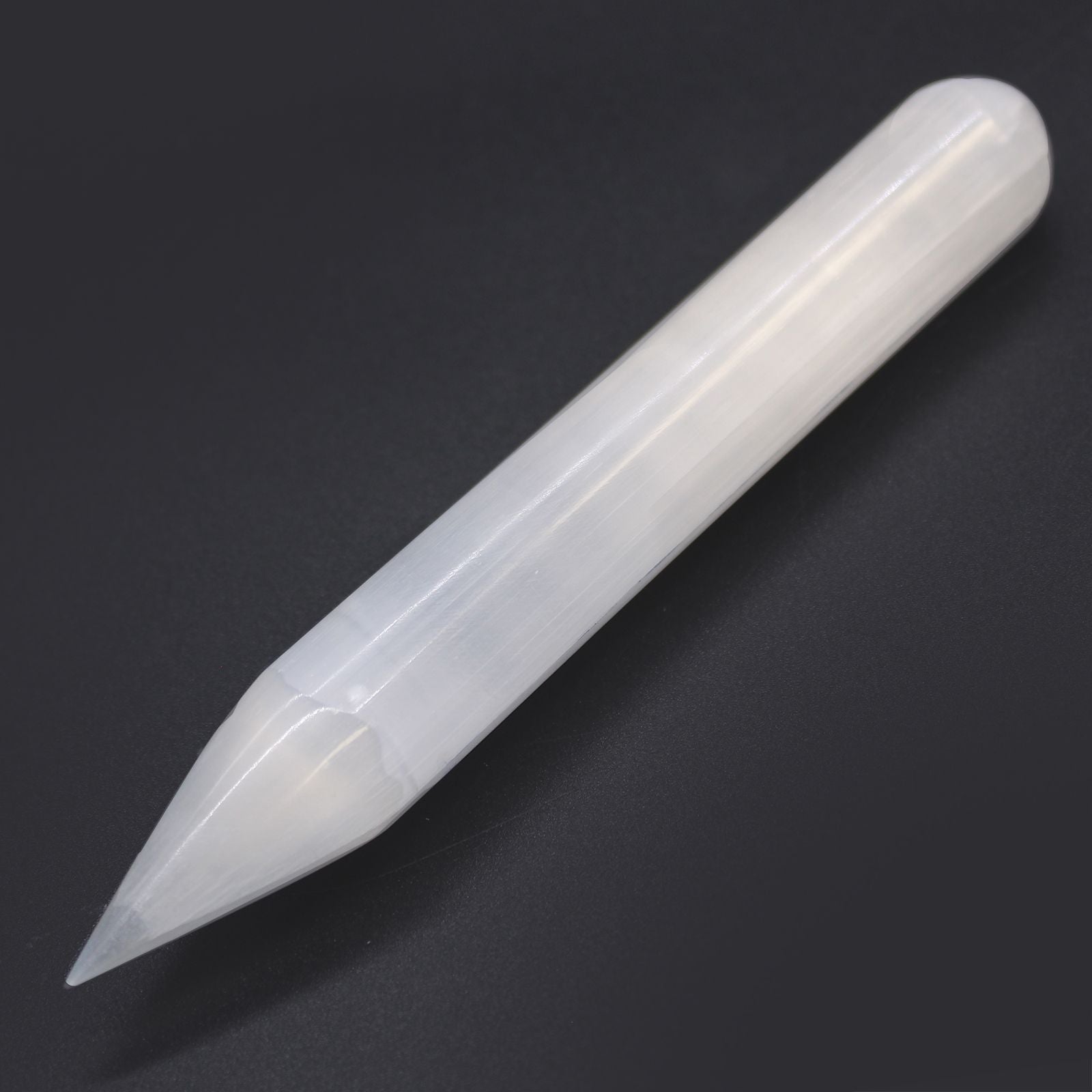 Selenite Wand 16 cm with Pointed End for Stunning Displays