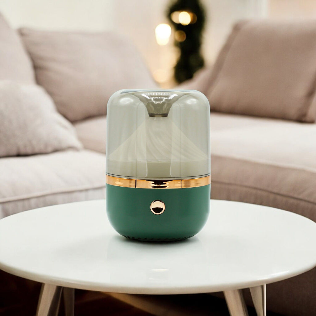 Urban Aroma Diffuser Green & Bronze USB with Colour Changing Light