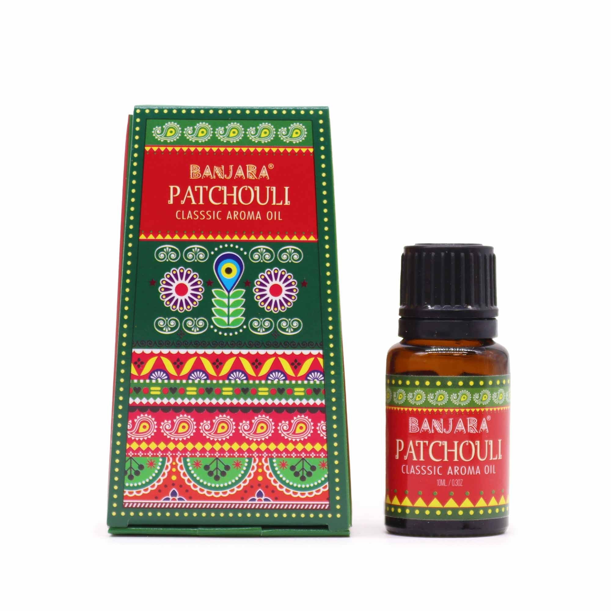 Banjara Indian Fragrance Oil 10ml Pathchouli for Aromatic Bliss